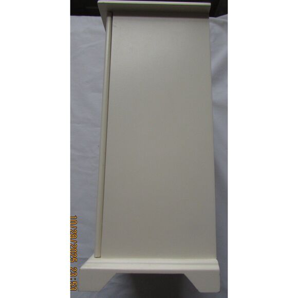 Avon 1999 Jewelry box armoire case floral design red roses 5 drawers mirror - Picture 8 of 16